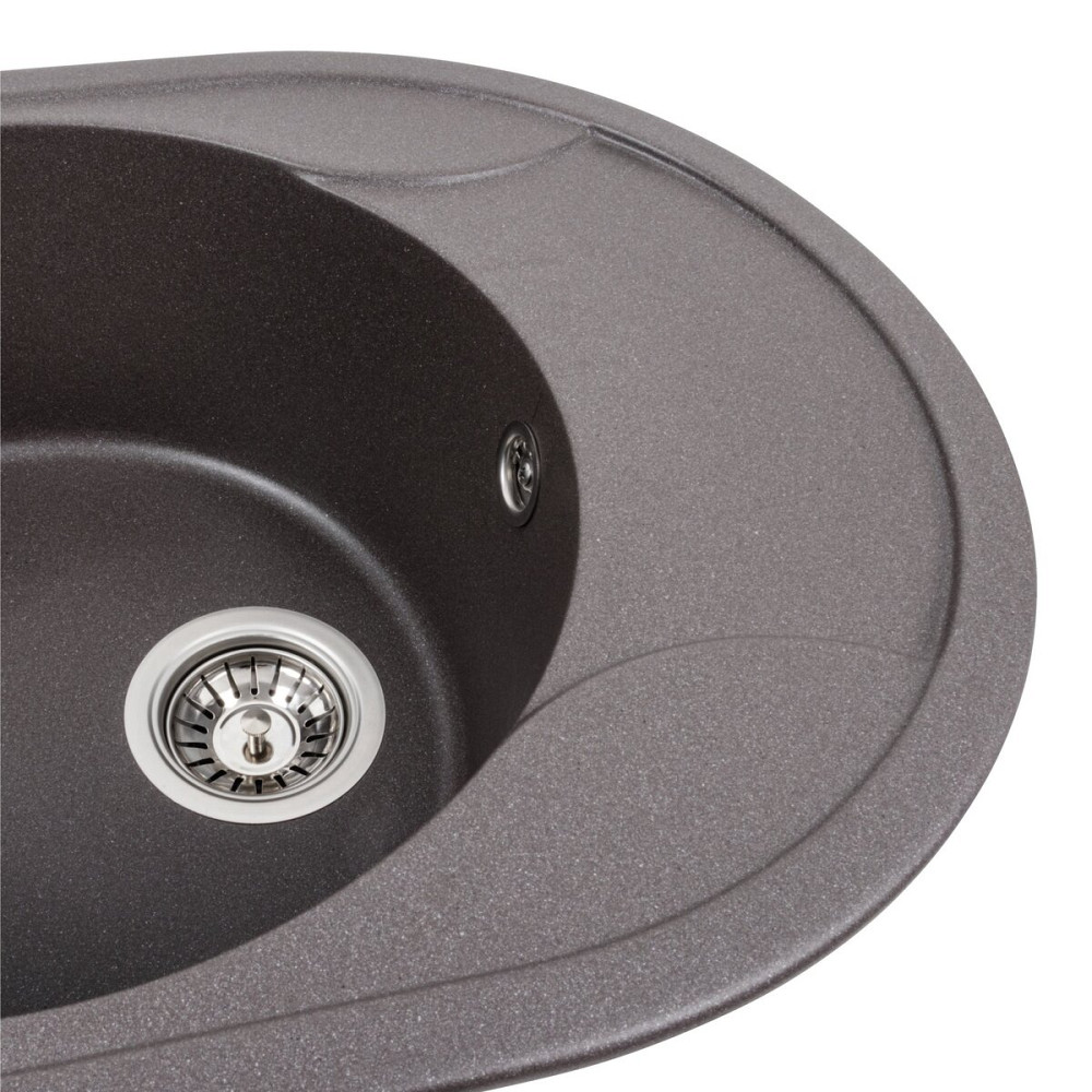 Гранітна мийка для кухні VALESO 5847 ONYX матовий Гренадін Коломыя - изображение 3