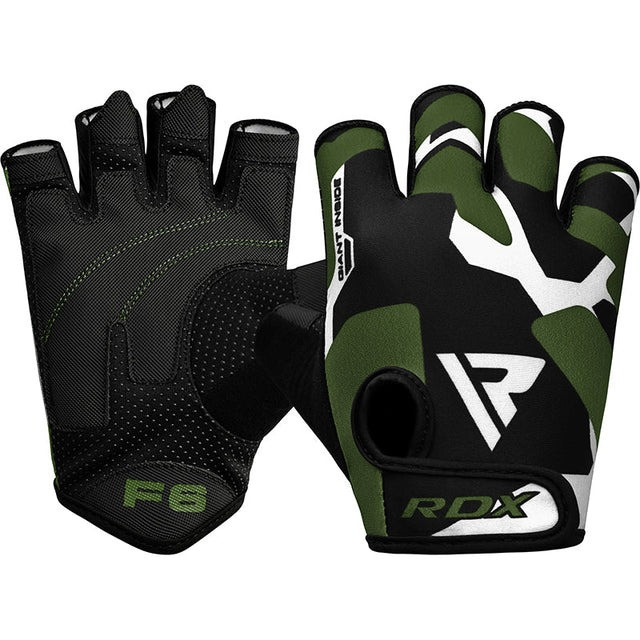 Рукавички для фітнесу RDX F6 Sumblimation Black/Green M Каменское - изображение 6