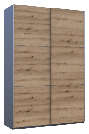 Шафа-купе двохдверна Doros G-Caiser 160х60х240 см Графіт/Дуб евок (DRS-011039) Дніпро