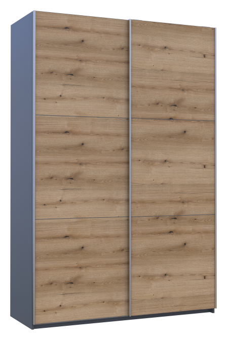 Шкаф-купе двухдверный Doros G-Caiser 160х60х240 см Графит/Дуб евок (DRS-011039) Днепр - изображение 3