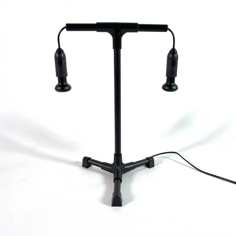 Настільна лампа Black Tandem - подвійний металевий дизайнерський LED світильник із спрямованими ламп Борисполь - изображение 8