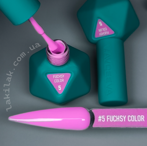 Гель-лак Victoria Avdeeva Fuchsy Color №5 (насичений яскравий фуксійовий) 12 мл HEMA & TPO FREE Херсон