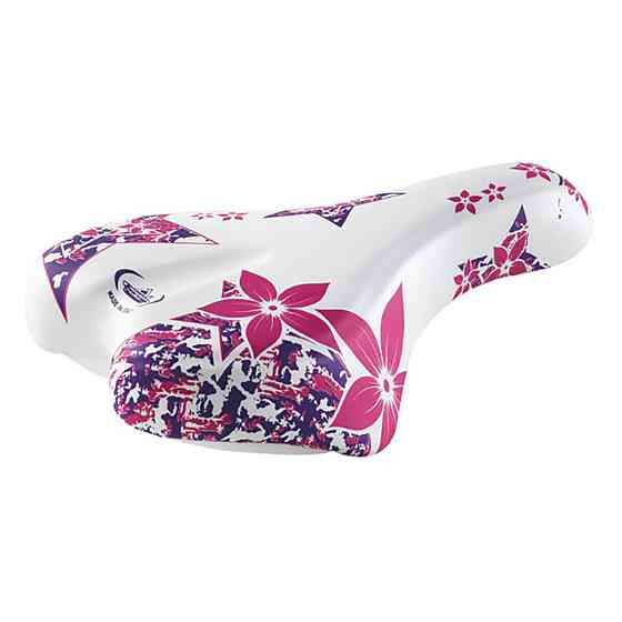 Сідло велосипедне Selle Monte Grappa Junior OK-GO, біло-рожеве Київ