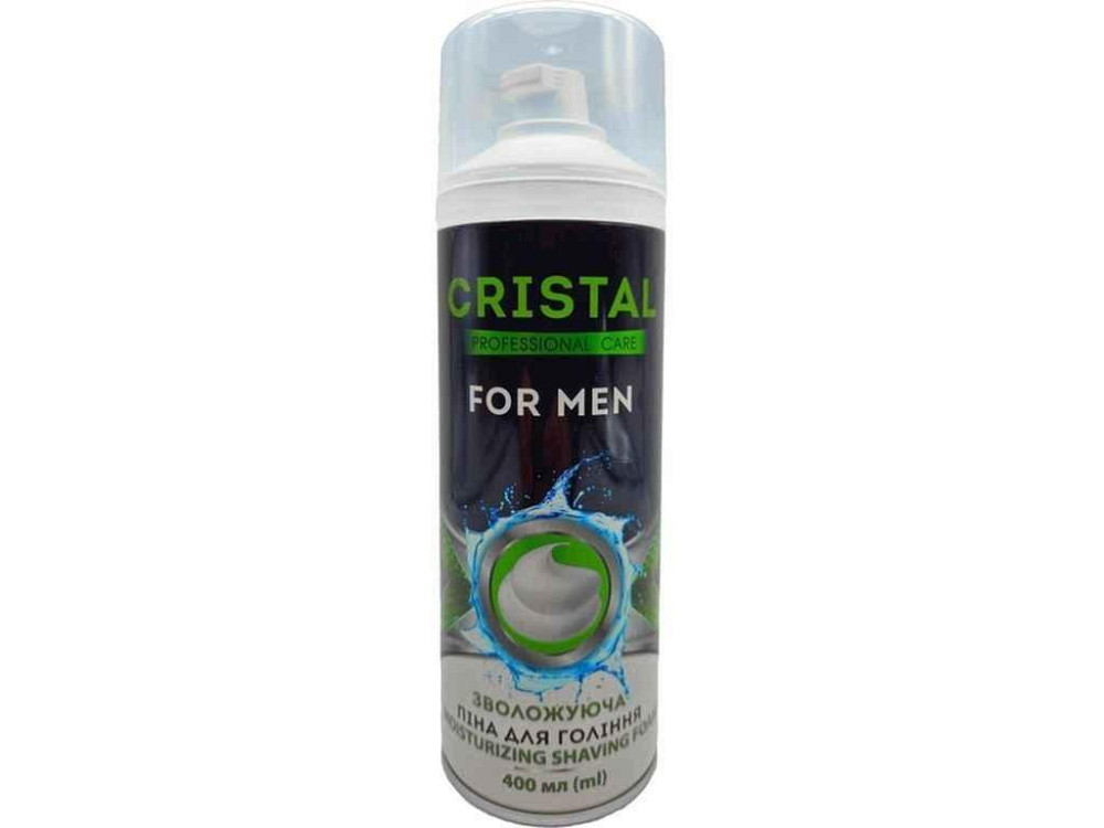 Пена для бритья 400мл Увлажняющая для мужчин ТМ CRISTAL Киев - изображение 1