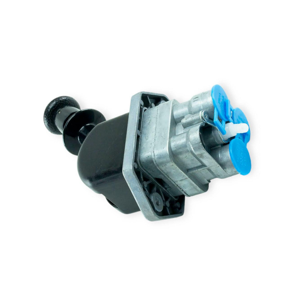 Кран Камаз Евро (ручник) обратного действия 3 выхода устанавка на панель под WABCO тормоза Мукачево - изображение 1