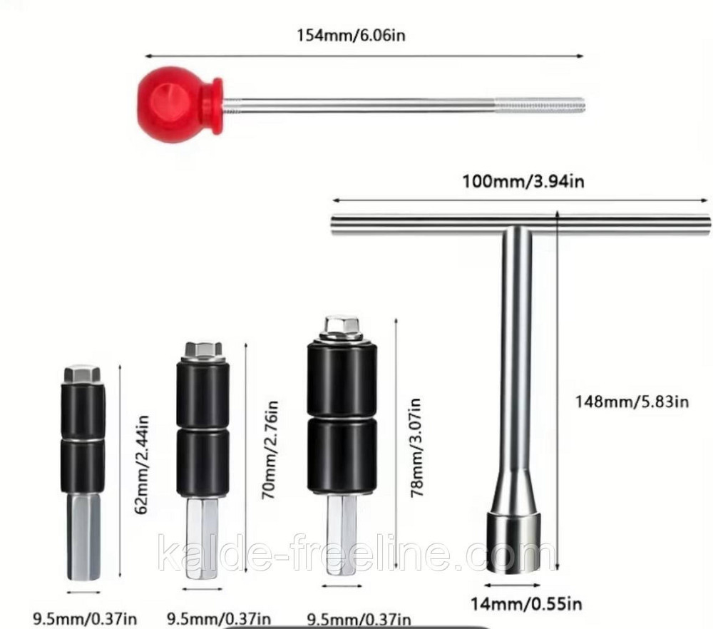 Набір сантехнічних інструментів 1/2",3/4",1" Харків - фото 2
