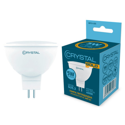 Лампочка CRYSTAL MR16 5W P G5.3 4000K (MR16-005) Винница - изображение 1
