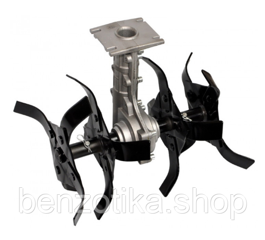 Редуктор Мотосопа з фрезами для мотоблока, 6 секцій, 28 мм, 9 шліців Київ - фото 1