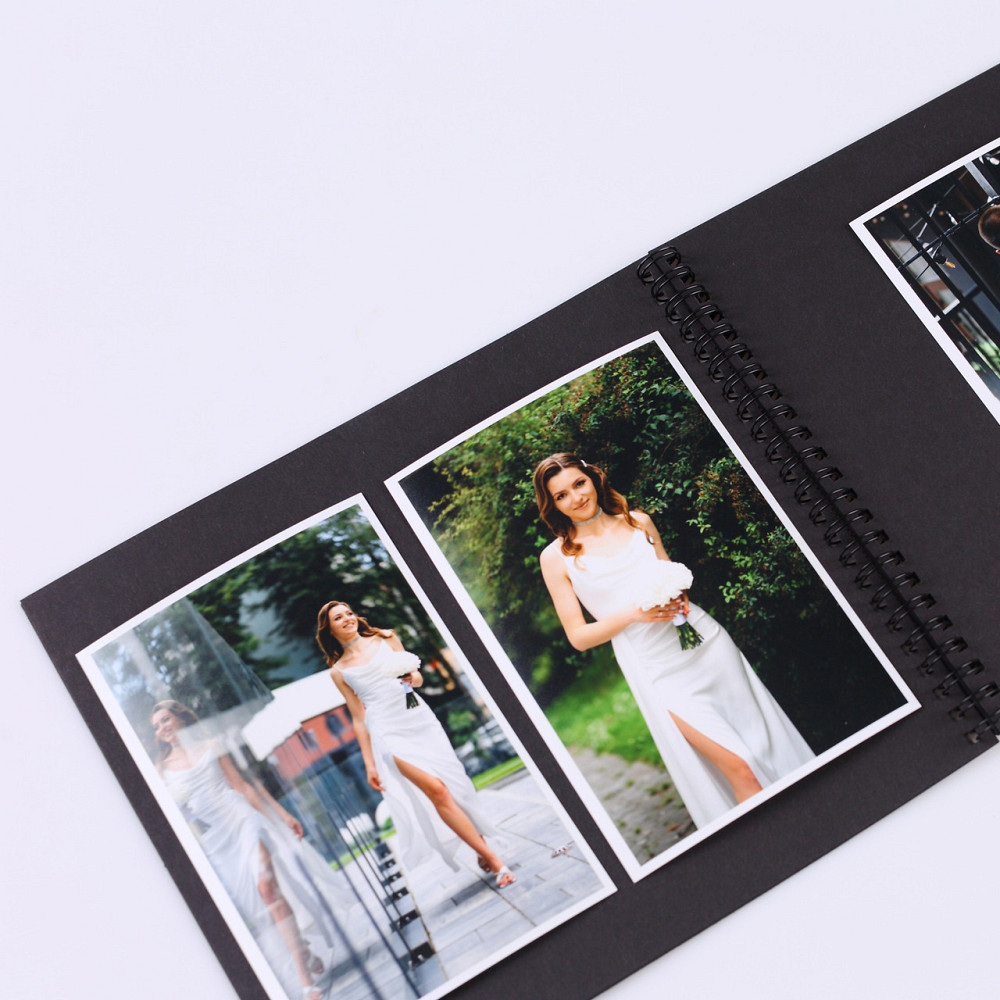 Альбом на пружині 20х23 см 20 сторінок Чорний Тернополь - изображение 6