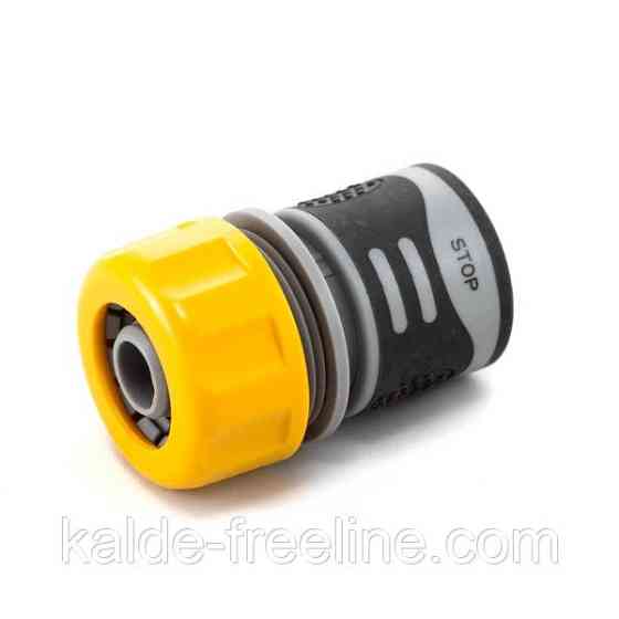 Конектор Presto-PS для шланга 3/4 дюйма з аквастопом серія Soft-Touch (4112T) Харьков