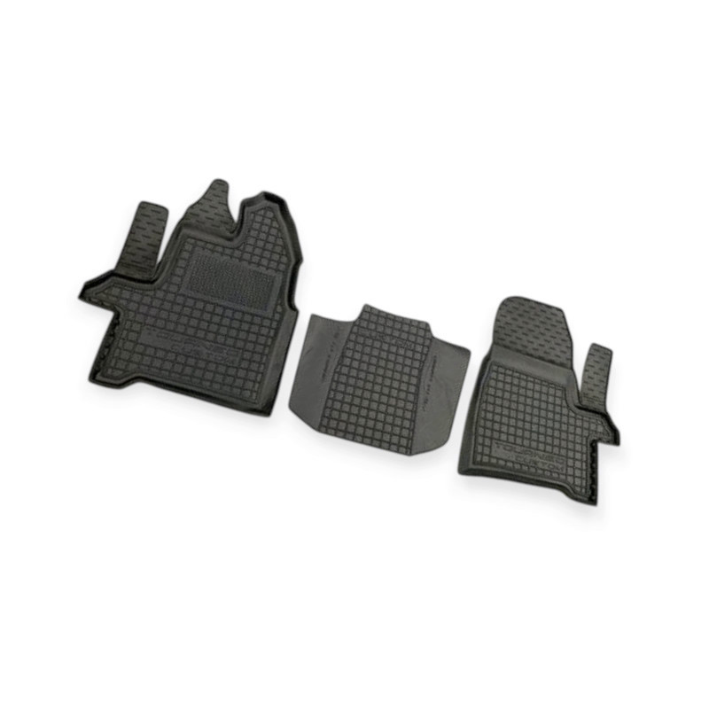 Коврики Форд transit custom, tourneo custom 2012-> борт 2,5см 1+1 (1-й ряд), с перемычкой салона Мукачево - изображение 1