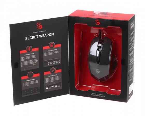 Миша A4Tech V8M Bloody Black V-Track ( Чорний ) Харьков