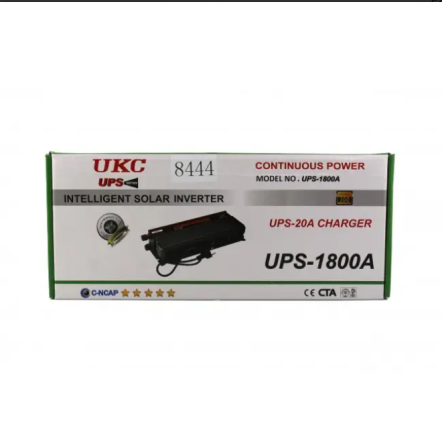 Інвертор UKC UPS-1800A 12V–220V 1800W із зарядкою АКБ 20A, перетворювач напруги із захистом Одеса