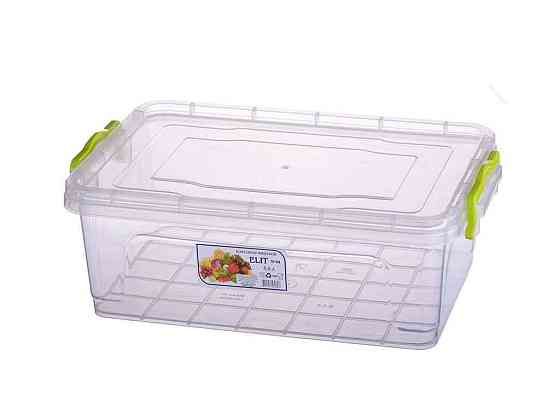 Контейнер пл. 4л Elit №04 плоский ТМ AL-PLASTIK   Solmir Solmir Solmir Київ