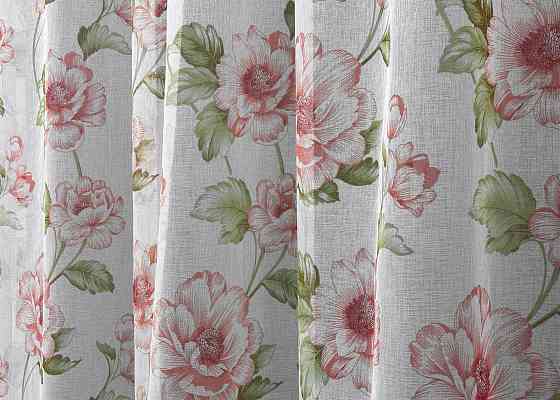 Тюль VR-Textil 1867т Flora Батист Різнобарвний 400х270 см (42-1376) Київ
