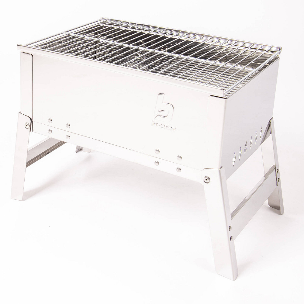 Гриль прямоугольный угольный Bo-Camp Compact Delux Silver Львов - изображение 1