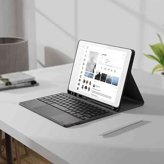 Фирменный защитный чехол EARTO с Bluetooth клавиатурой для iPad 10.2 (2019/20/21)/pro10.5(2017)/Air 3 10.5 Днепр