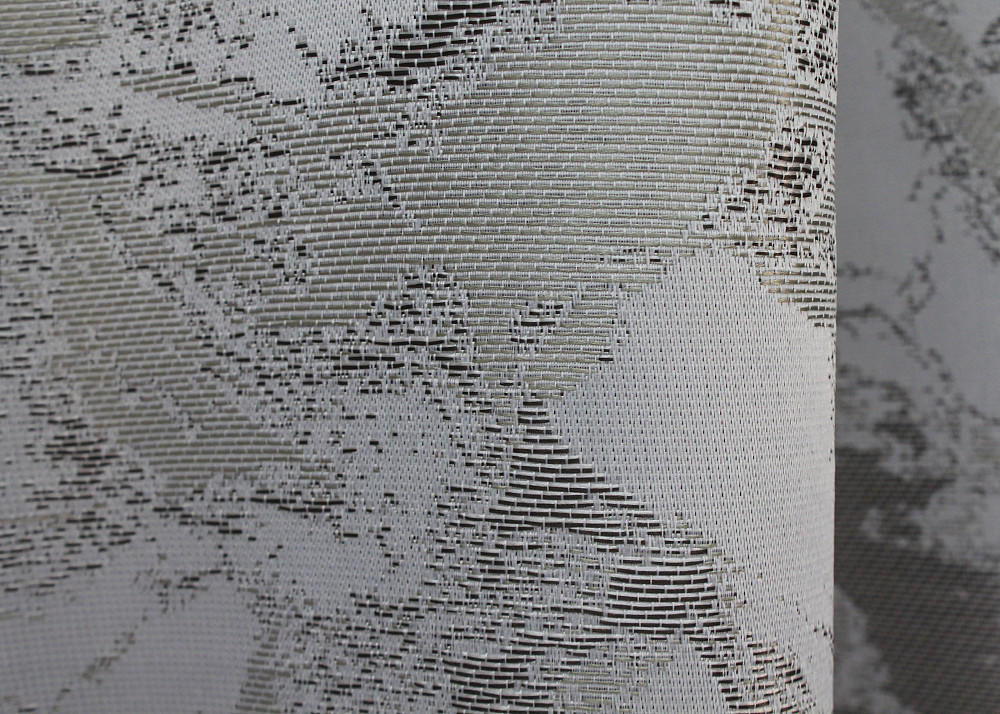 Комплект коротких штор VR-Textil Жаккард Мармур Al3 № 1597ш Светло-серый с венге 145х170 см 2 шт (35-0243) Киев - изображение 7