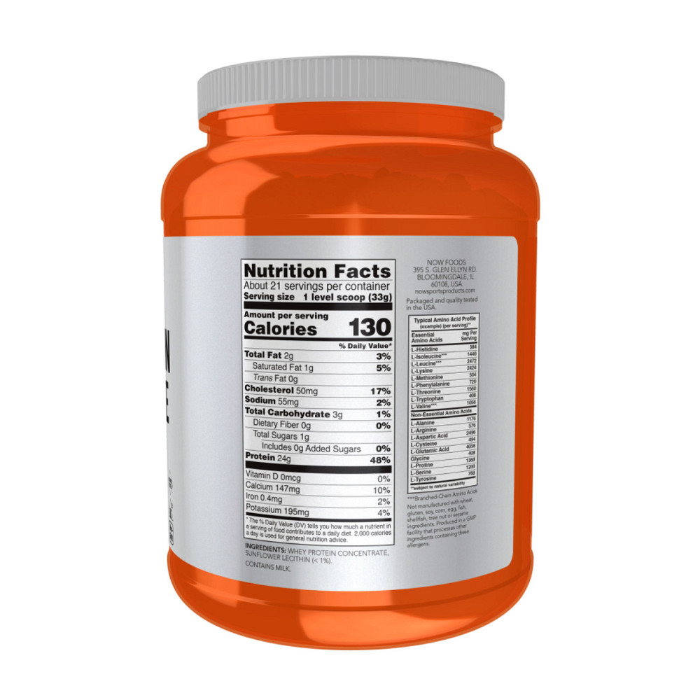 Сироватковий протеїн NOW Foods Whey Protein Concentrate 680g Unflavored Київ - фото 2