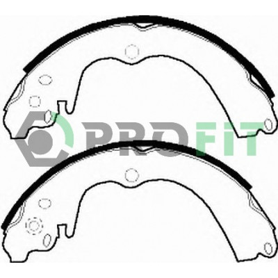 Гальмівні колодки Profit 5001-0339 Вінниця - фото 1