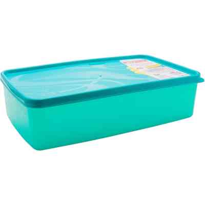 Пищевой контейнер Irak Plastik Alaska прямокутний 2,1 л бірюзовий (5511) Винница