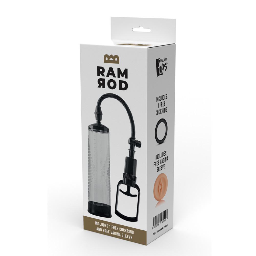Вакуумная помпа для пениса Dream Toys RAMROD PENIS PUMP TRIGGER Sex Aura Киев - изображение 1