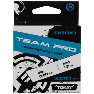 Волосінь Brain Team Pro 100m 0.11mm 1.2 kg (1858.26.92) Вінниця