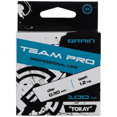 Леска Brain Team Pro 100m 0.11mm 1.2 kg (1858.26.92) Винница - изображение 2