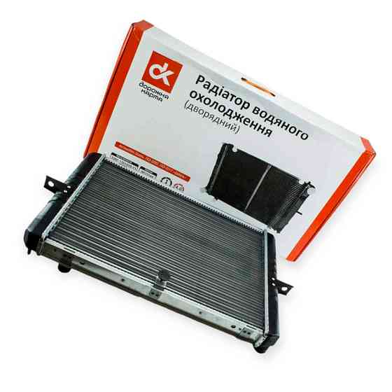 Радіатор охолодження двигуна ГАЗ 3302 2-х рядний старий зразок Мукачево