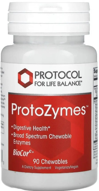 Травні ферменти Protocol for Life Balance  ProtoZymes 90 жув таб Київ - фото 1
