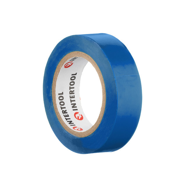 Стрічка ізоляційна 0.15мм*17мм*10м, синя INTERTOOL IT-0010 Киев - изображение 6