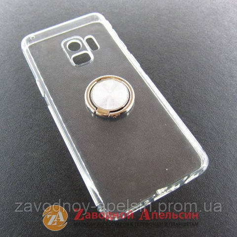 Samsung G960 S9 прозорий чохол кільце Одеса - фото 1