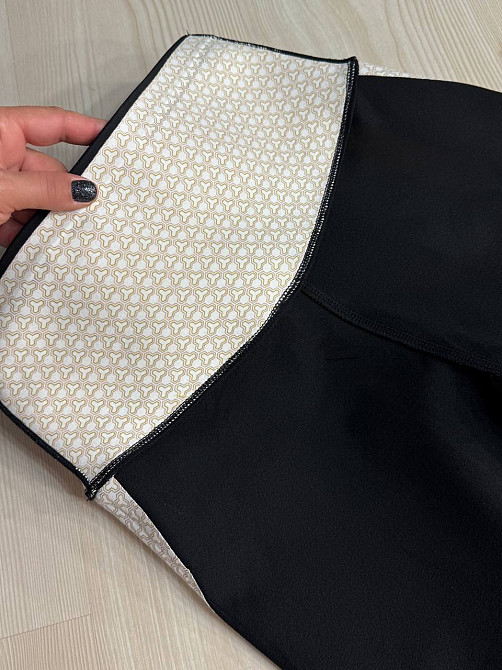 Лосины женские Black Cyclone 312 утепленные с утягивающим поясом и пуш-ап черные, черный, ML Киев - изображение 18