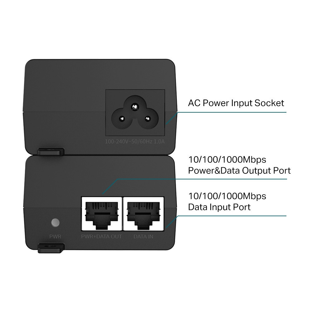Інжектор PoE+ TP-Link POE160S Харьков - изображение 3
