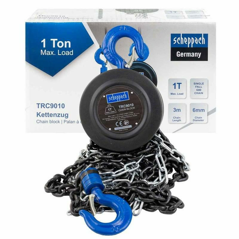 Таль ланцюговий ручний 1т, ланцюг 3м Scheppach SCH-TRC9010 Одеса - фото 1