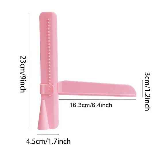 Кондитерський скребок регульований для вирівнювання торта 23 см рожевий Київ