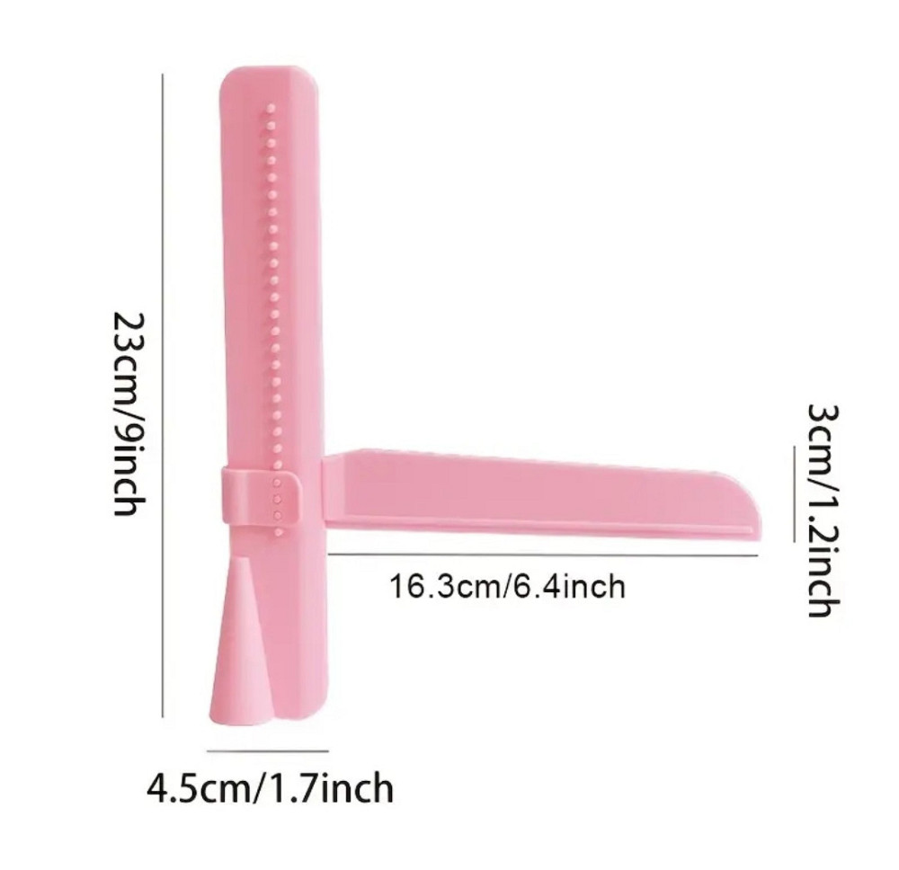 Кондитерський скребок регульований для вирівнювання торта 23 см рожевий Київ - фото 5