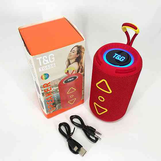 Колонки для музики вдома TG656, Переносна колонка для вечірки, Колонка з ргб підсвічуванням ZV-24 Івано-Франківськ