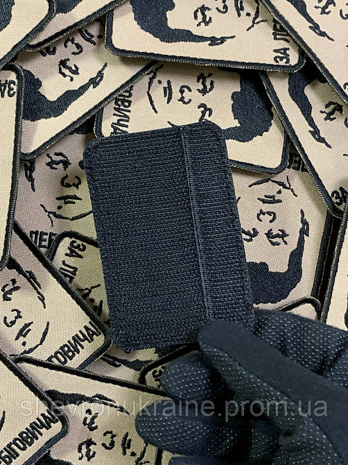 Шеврон ЗА ЛЕБІГОВИЧА (Форма прямоугольная. На липучке) Размер 9x6см Киев - изображение 7