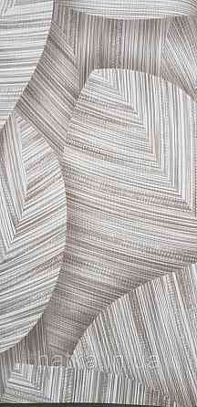 Обои виниловые на флизелине Sintra Adria метровые листья крупные 3д структурные коричневые Киев