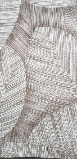 Обои виниловые на флизелине Sintra Adria метровые листья крупные 3д структурные коричневые Киев - изображение 1