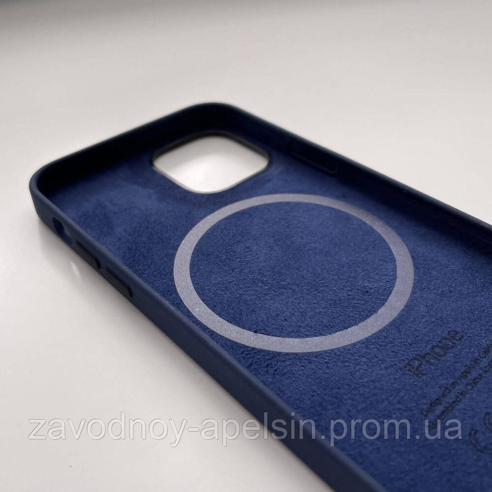 IPhone 12 Pro Max Чохол Silicone Case + MagSafe (deep navy) Одеса - фото 2