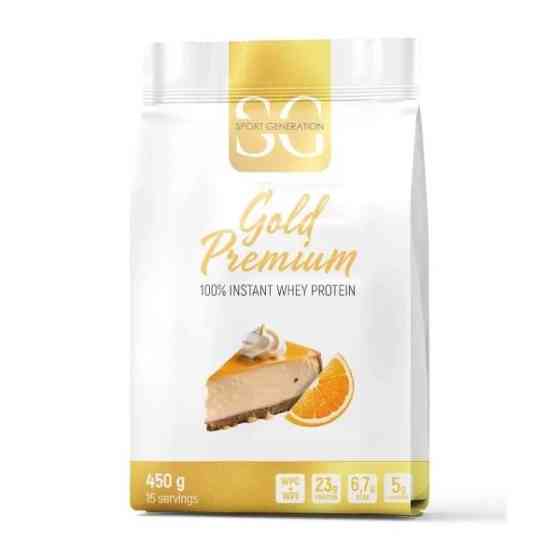 Протеїн Sport Generation Gold Premium 100% Instant Whey Protein 450 g (Cheesecake with Orange) Луцьк
