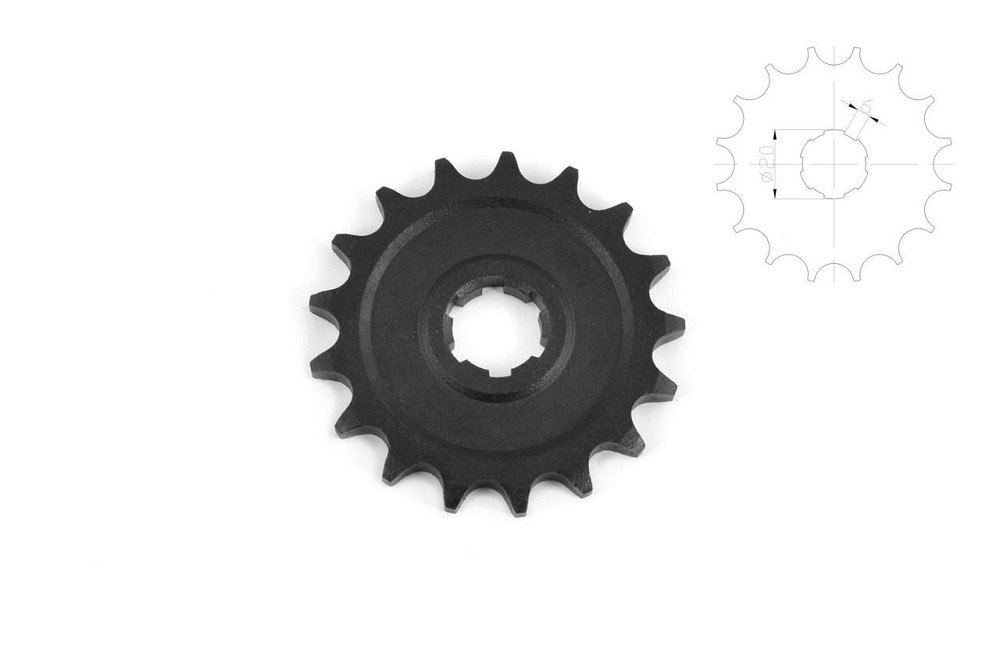 Зірочка (передня) мотоцикл Мінськ 428-17T Мукачево - фото 1