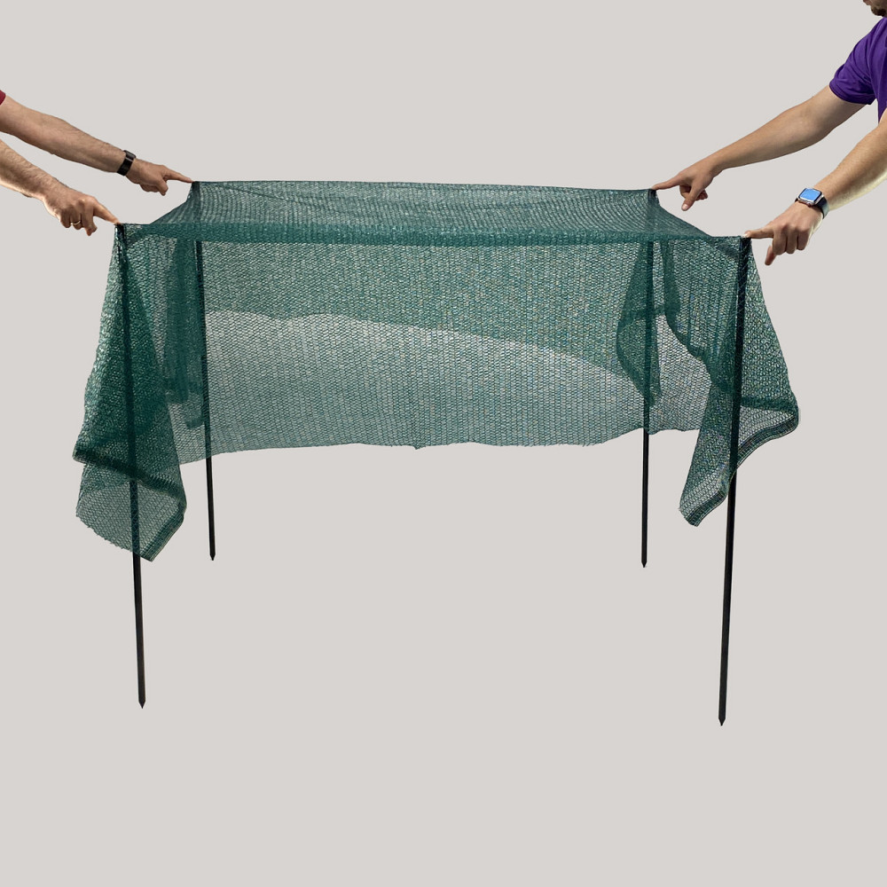 Подвійна опора сітки для рослин Botanic  Crona 1м. Модульний каркас захисту рослин від сонця H=1m Бориспіль - фото 1