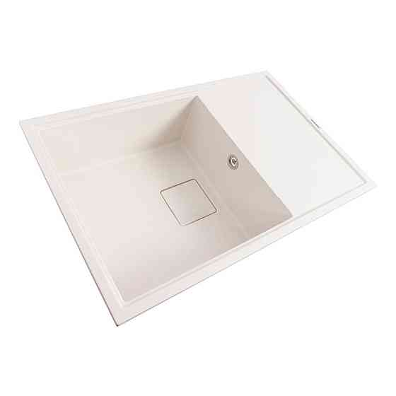 VALESO Гранітна мийка VALESO GALANS 7850 матова Білосніжна Киев