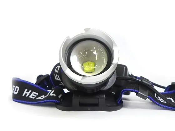 Ліхтар налобний Bailong BL-T24-P50 2x18650 потужний світлодіодний 1800 лм, 3 режими, водостійкий Одеса