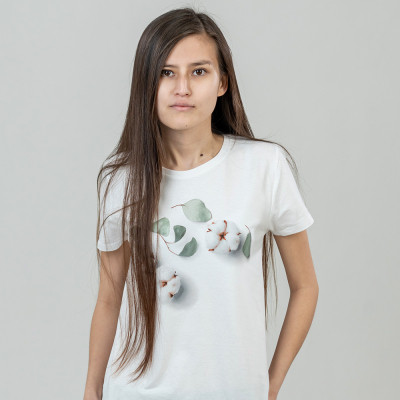 Футболка Sol's Pioneer Women Cotton Flowers білий L (03579102/115L) Вінниця - фото 1