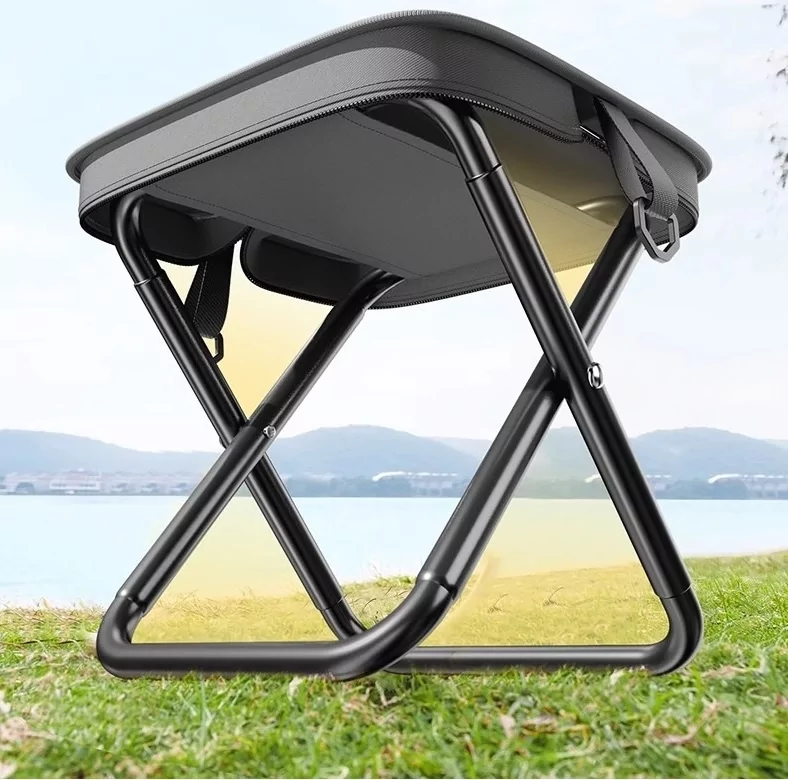 Табурет складаний для кемпінгу Чорний Київ - фото 2