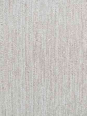 Шпалери вінілові Decoprint Breeze 0.53х10 м однотонні структурні тонка смужка під тканину пісочний Київ